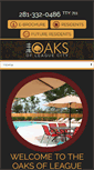 Mobile Screenshot of oaksofleaguecity.com